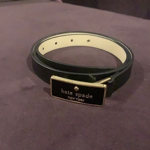 Kate Spade Plaque Logo Belt